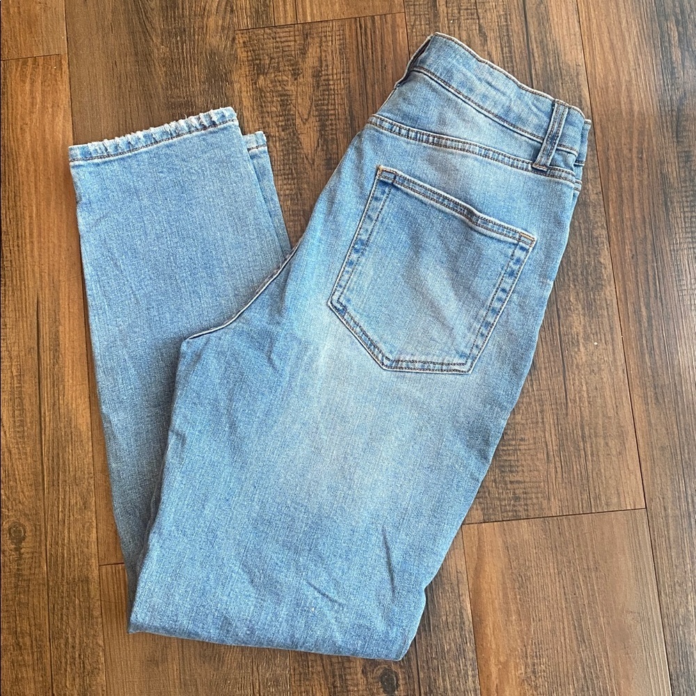 Wild Fable Sky Blue Denim Jeans highest rise mom